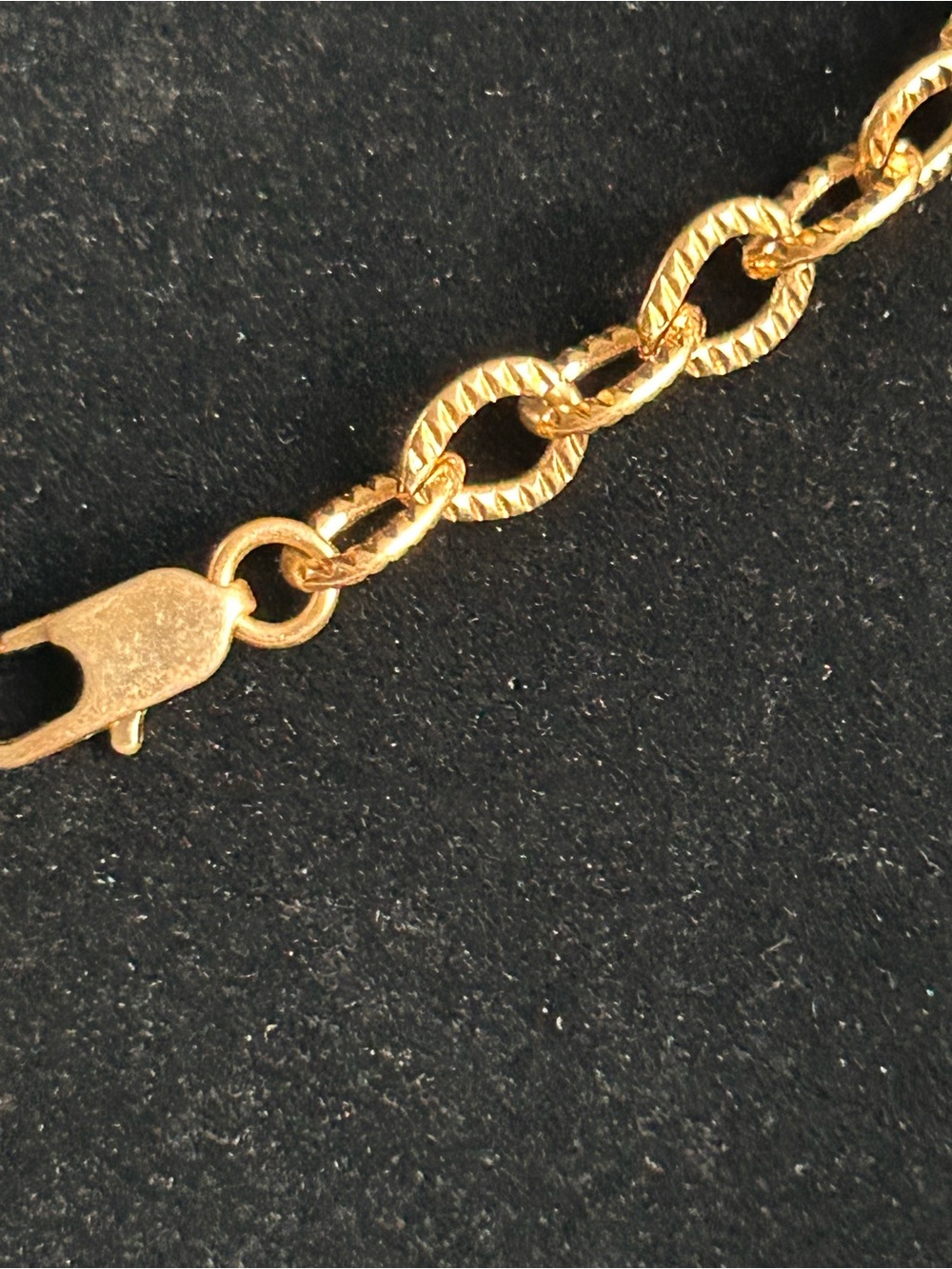 Zara Gold-Tone Hammered Round Pendant Necklace 4 - Picture 10 of 13